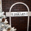 12x3 Inch Free library Sign PC Signage Decor for Outdoor