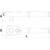 Aston Martin Cygnet 3/8 Drive 60 Gear Ratchet Short 12566