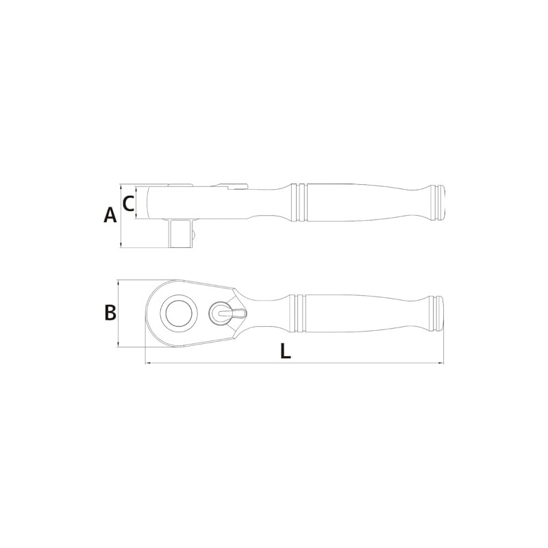 Aston Martin Cygnet 3/8 Drive 60 Gear Ratchet Short 12566