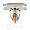 Universal Bathroom Sink Stopper in Brass, 1.04-1.97 Inch Pop Up