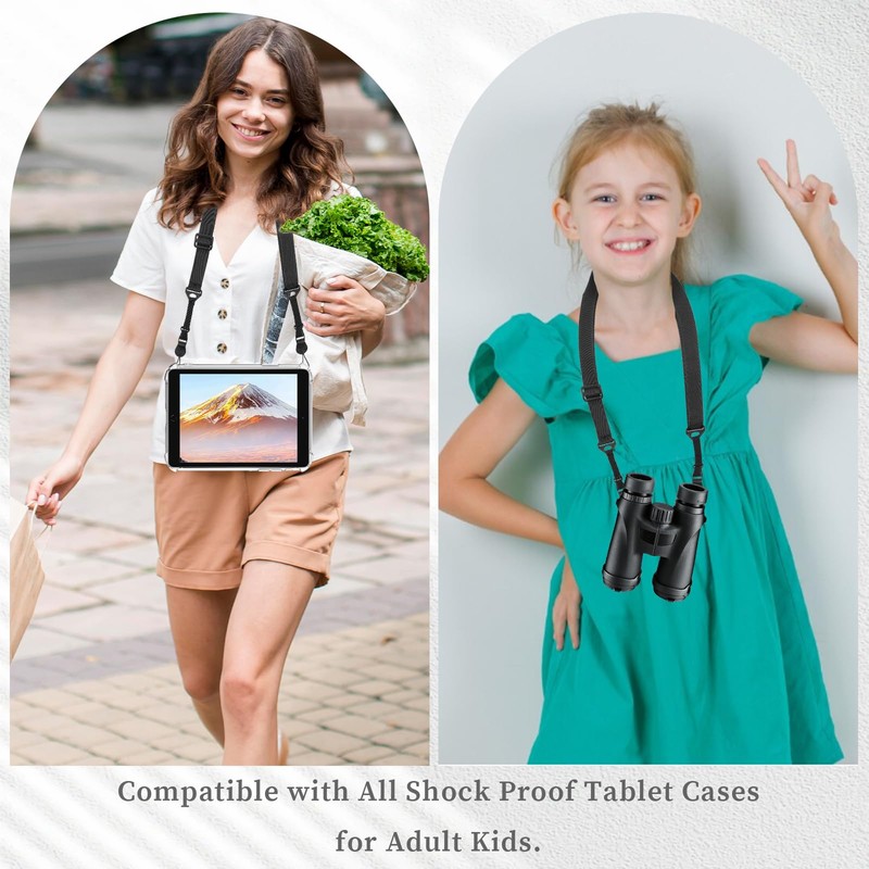 Lnngub Binocular Strap Tablet Straps for Carrying Adjustable Universal Shoulder