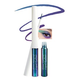 Shimmer Waterproof Eyeliner Liquid, Long Lasting Highly Pigmented Chameleon Eyeliner with Soft Fine Tip, Smudge-Proof Glitter Colorful Shift Holographic for Eyeshadow, Eye Makeup Gift for Women-B5#