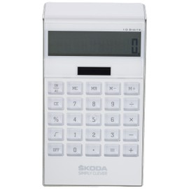 Skoda MVF18-067 Solar Calculator Desktop White