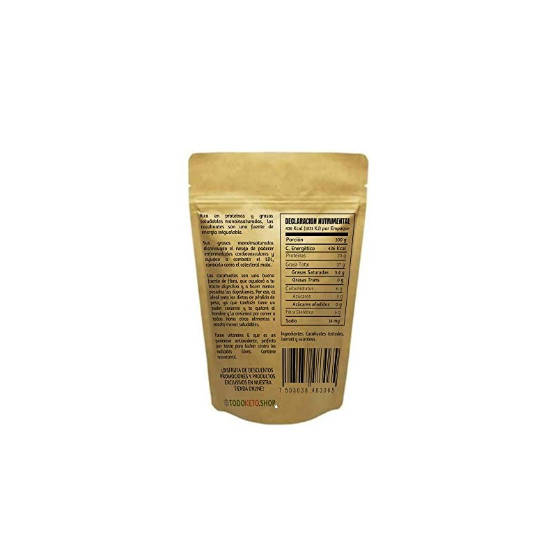 Palanqueta de Cacahuate sin Azúcar Keto