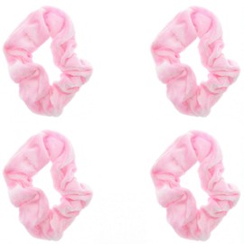 Zac's Alter Ego Set of 4 Value Velvet Hair Scrunchies - Basic Hair Accessory