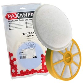 Paxanpax PFC362 Compatible Twin Pack Filter Set for Dyson DC14 (Pack of 2), White