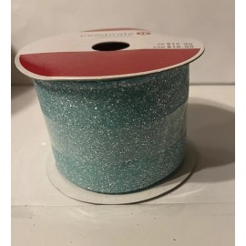 Celebrate It 2 1/2” x  20 Ft wired edge. Light Blue Ribbon For Spring Easter Baby Boy