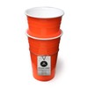 Rolling Sands Reusable BPA-Free 16 Ounce Neon Orange Party Cups