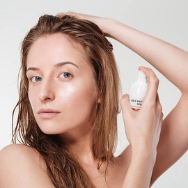 Hair Serum with Rice Water, Rosemary & Castor Oil, Biotin & Caffeine – Hair Growth & Strengthening Oil for Thicker, Longer, Fuller Hair, Women & Men