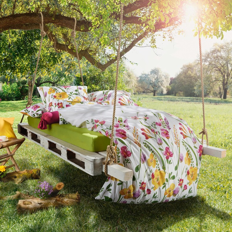 Erwin Müller 508795 Seersucker Bed Linen 135 x 200 cm