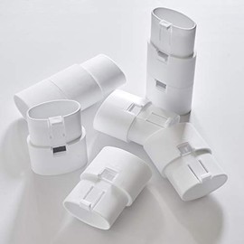 Helping Hand Company Kingfisher Bath Seat 2" / 50mm Extension Leg Set Only. Set of Four. White Plastic. Adjust Height of Kingfisher Bath Seat from 6" (150mm) to 12" (300mm).