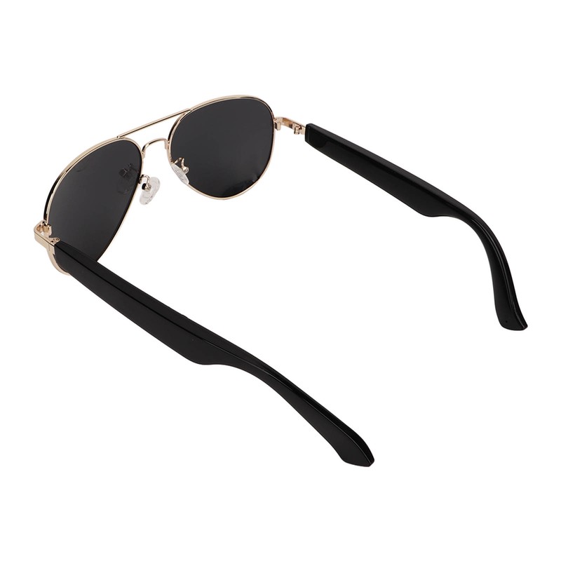 Bluetooth Sunglasses Gold Frame Smart Audio Glasses Stereo Speakers Music