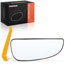 A-Premium Right Passenger Side Lower Heated Mirror Glass with Backing Plate - Compatible with Ram ProMaster 1500 2014-2023, ProMaster 2500 2014-2023, ProMaster3500 2014-2023 - Convex Mirror Glass