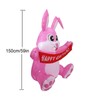 Lighted Inflatable Easter Bunny Easter Blow Up Rabbit with Built