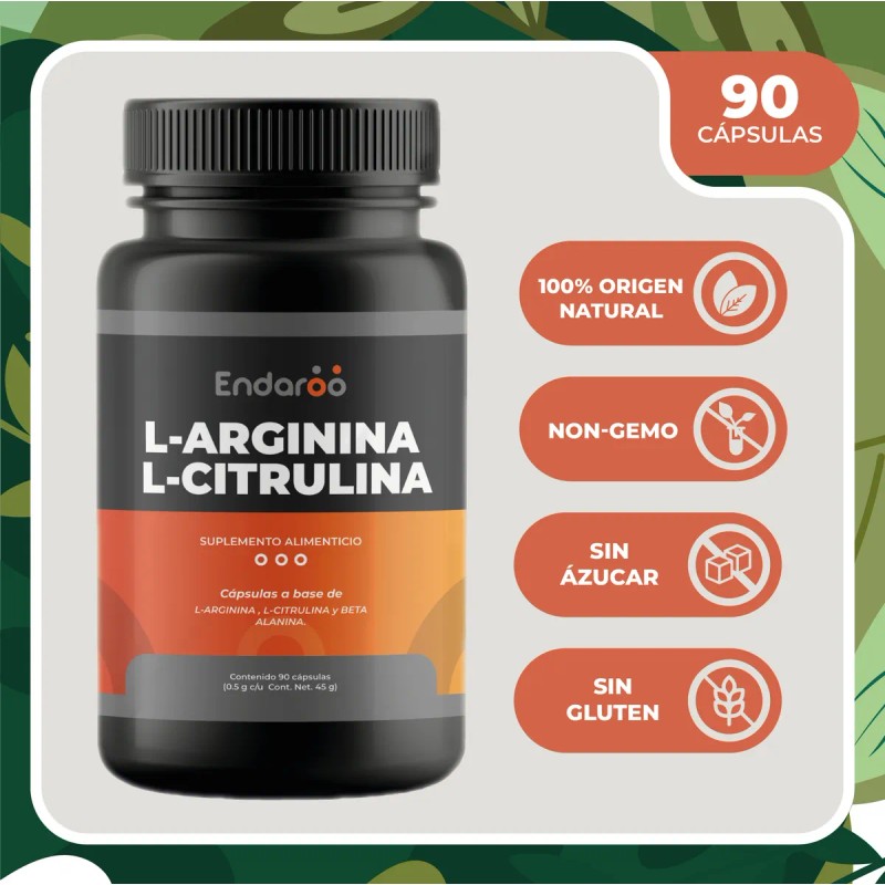 Citrulina Arginina Beta Alanina 360 Cpsulas Preentreno Sin Sabor