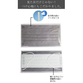 Gray Mask, 4 Layers Non-woven Mask, Individually Packaged, Unisex, 20 Pieces