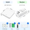 Tedeligo Wireless Light Switch Kit AC 220V 230V Mobile Switch