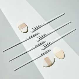 Fillimilli Filimili Detail Contour Brush Duo (+Fitting Contouring Dual Puff Gift) - Filimili Detail Contour Brush Duo (+Fitting Contouring Dual Puff)