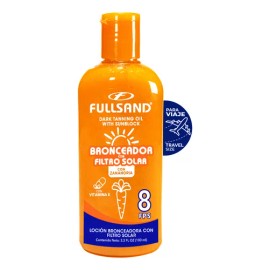 Fullsand Bronceador Para Viaje Con Filtro Solar Fps 8 100ml