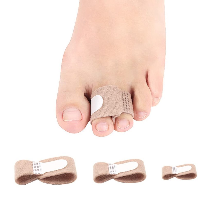 Peakloong 20Pcs Toe Finger Straightener Hammer Tape Hallux Valgus Corrector