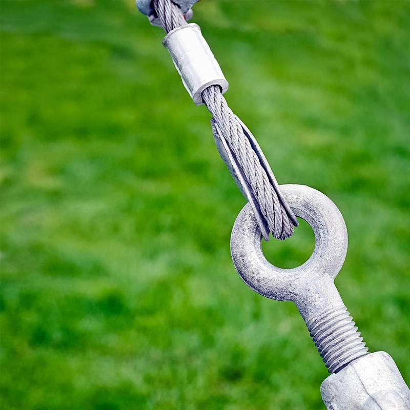 uxcell 120Pcs Aluminum Crimping Loop Sleeve for 3/32" Diameter Wire