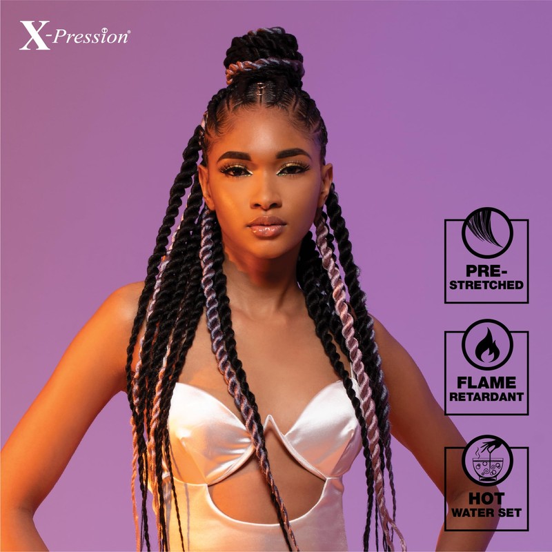 Sensationnel X-pression prestretched braiding hair - 3x braid 50 inch