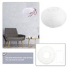 DOITOOL Round Paper Lanterns White Round Paper Japanese Pendant Lamp