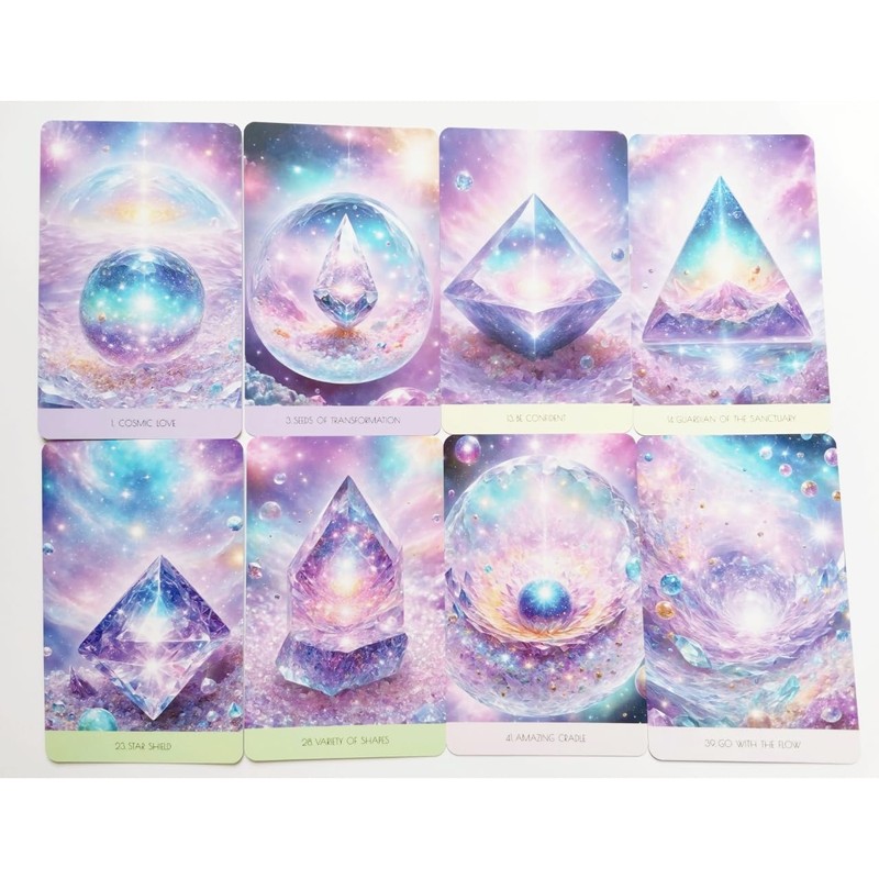 Orgonite Spiritual Power Oracle Card with Mini Orgonite with Natural