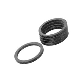 Partuto 5pcs Headset Spacer Fit 1 1/8 Inch Stem for Bike Cycling 3mm Replacement