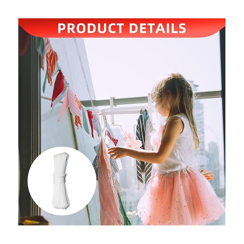 20 Meters Picture Hanging Cord, Heavy Duty Nylon String for