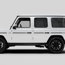 RCWRAP Car Hood Leopard Cheetah Vinyl Sticker Decals, Universal Rear Side Window and Car Body Door Side Leopard Cheetah Vinyl Sticker with Installation Tool Included (57" x 23.6") (Matte Black-)