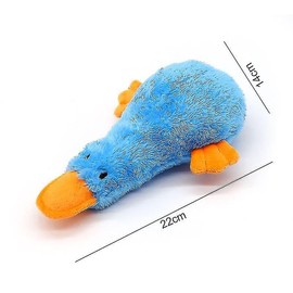 4PCS Dog Plush Toy for Puppy, Indestructible Tuffy Dog Squeaky Toys, Funny Stuffed Animals Toys with Cotton Material, Durable Chewing Toys