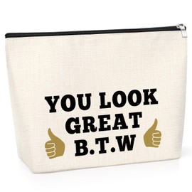 Encouragement Gift for Sister Friend Sister Inspirational Gift Makeup Bag Motivational Gift for Sister Funny Cosmetic Bag Gift for Women Graduation Gift for Bestie Christmas Birthday Gift for Friend