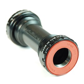 Wheels Manufacturing BB MTB Shells with Angular Contact Bearings, Black, Shimano 24mm Spindle