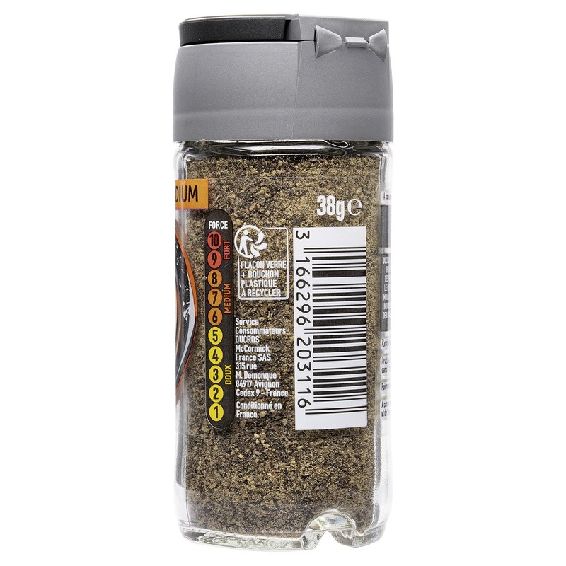 Ducros Indonesian Ground Black Pepper