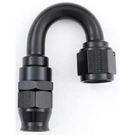 Fragola Performance Systems 681806-BL #6 Real Street 180 Deg. Hose End For Ptfe Hose Black