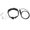 Telescopic Throat Vibration Microphone Earphone Headphone for Walkie Talkie Radio