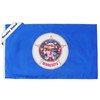 SYII Minnesota State Flag 3x5 Feet, Double Sided 3 Ply