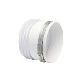 McAlpine Sleeve with Flange, White,