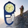 JewelryWe Men Women Clip-on Quartz Watch Backpack Fob Belt Watch