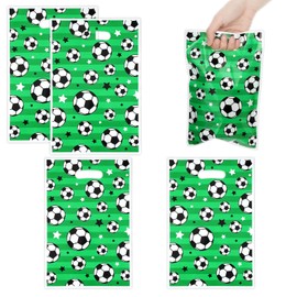 40pcs Plastic Soccer Gift Bag Football Gift Bags Soccer Snack Bag for Team Snack Candy Goodie Treat Present Bags for Candy Goodie Treat Present(style 2)