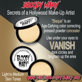 Bisque Under Eye Concealer (Light to Medium Skin Tones) Pressed Powder