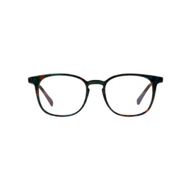 eyebobs - Boardroom | Premium Reading Glasses for Men and Women | Square Frame for Average Faces, Hunter Green and Blue, 2.00