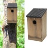 Wooden Pet Bird Nests House Nesting Box Birdhouse Accessories for