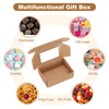 sourcing map 32Pcs Kraft Soap Boxes, 3.3" x 2.4" x