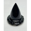 Gear OffRoad Gloss Black Snap In Wheel Center Cap bullet-cap
