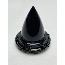 Gear OffRoad Gloss Black Snap In Wheel Center Cap bullet-cap
