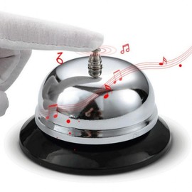 Classic Large Metal Restaurant Table Call Bell Alert Bell Large