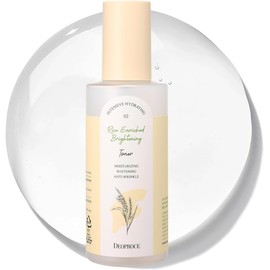 Deoproce Tónico Enriquecido Con Arroz: Cuidado Coreano De La Piel Con Agua De Salvado De Arroz Y Complejo De 8 Granos (200 Ml)