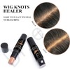 Wig Lace Dyeing Stick with Applicator Brush, Light Brown
